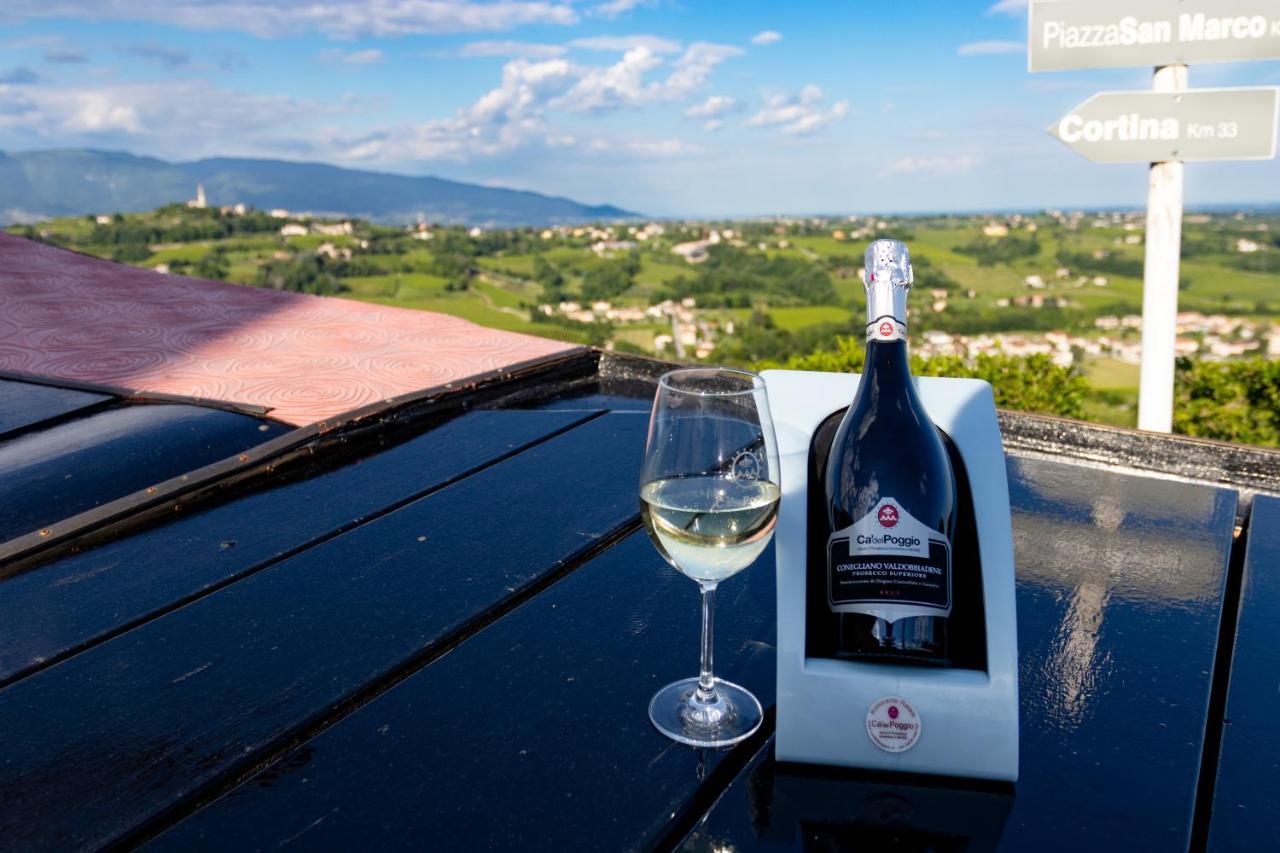 Villa Del Poggio Prosecco Bike Hotel San Pietro Di Feletto Exterior foto